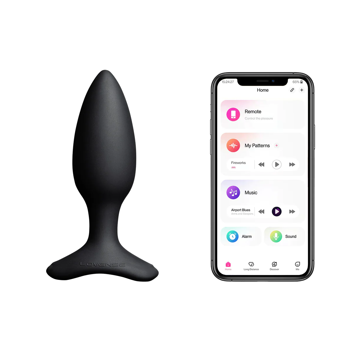 Lovense Lovense - Hush 2 - Vibrating Remote-Controlled Butt Plug – 1.5”