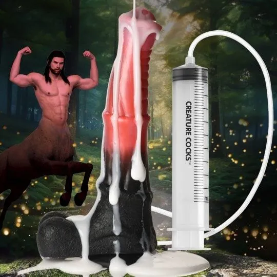 Centaur Explosion Squirting Silicone Dildo AH308