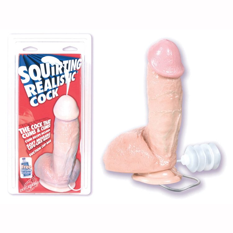 Squirting Realistic Cock 8"