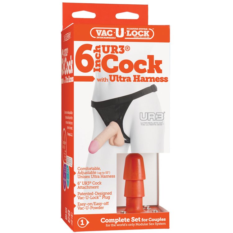 Vac-U-Lock® Ultra Harness II UR3 6"