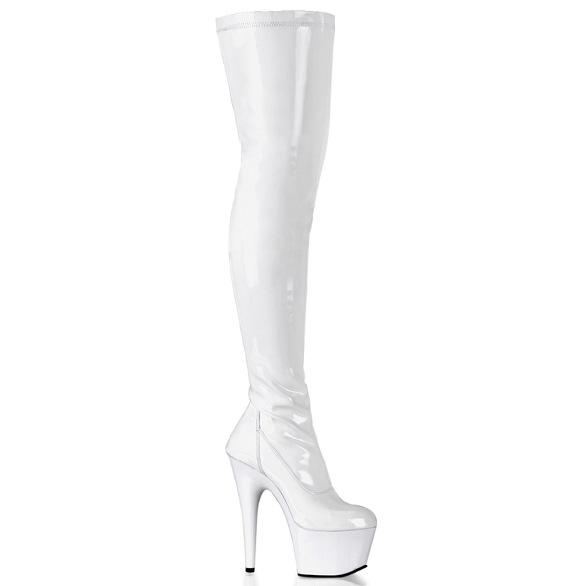 Adore 3000 Bottes à Plateforme Blanches Extensibles