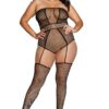 Bodystocking/Teddy Filet et Motif - Image 4