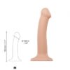 StrapOnMe Semi-Realistic Dual Density Bendable Dildo Size M - Image 6