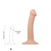 StrapOnMe Semi-Realistic Dual Density Bendable Dildo Size S - Image 3