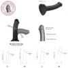 StrapOnMe Semi-Realistic Dual Density Bendable Dildo Size S - Image 4