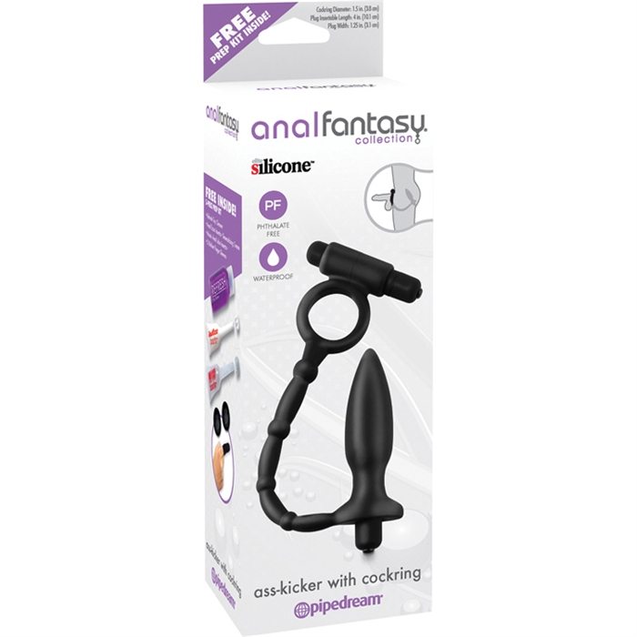 Anal Fantaisy Collection Ass-Kicker with Cockring