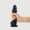 StrapOnMe Sliding Skin Realistic Dildo Black L