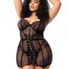 Babydoll en Mesh et Dentelle - Image 2