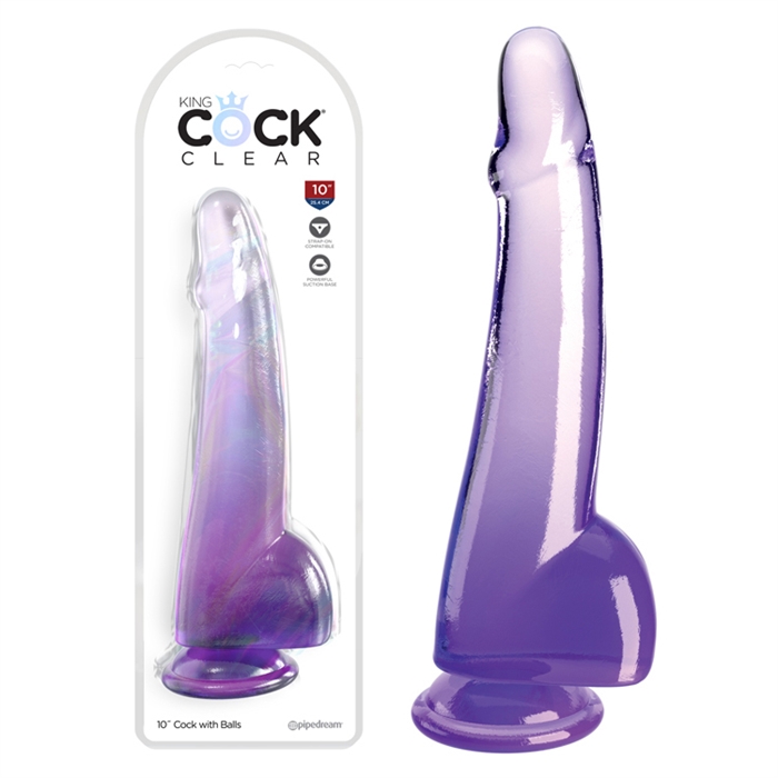 King Cock Clear10" With Balls 5761