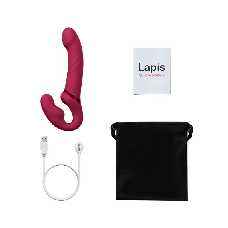 Lovense Lapis Vibe Strapless Strap-On - Pink