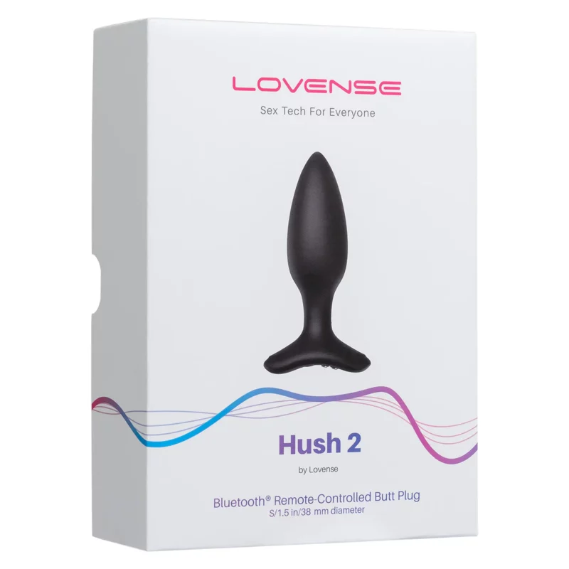 Lovense Lovense - Hush 2 - Vibrating Remote-Controlled Butt Plug – 1.5”