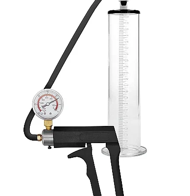 Ultra-Premium Pump 9" Wide - Transparent - Pumped - Shots (PMP016TRA)