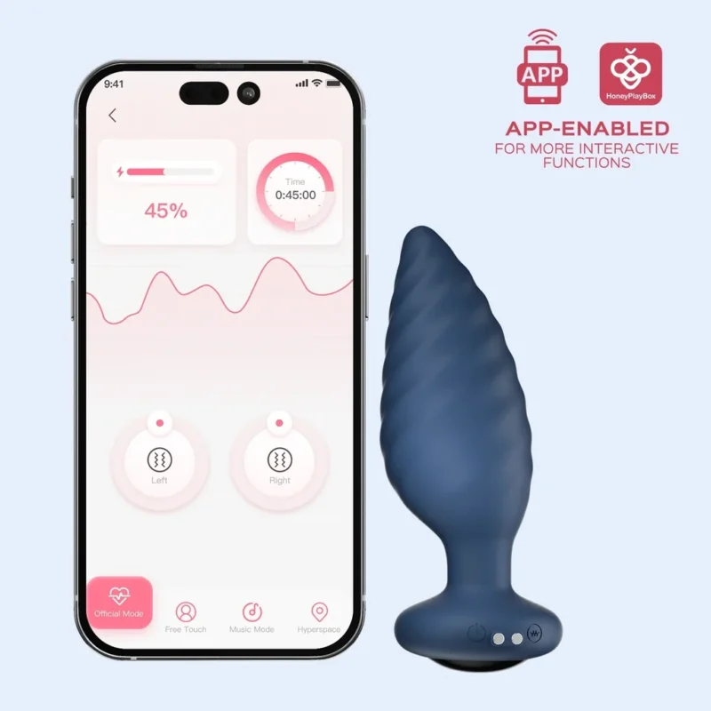 Noah - App-Controlled Rotating Butt Plug AP-39-945PU