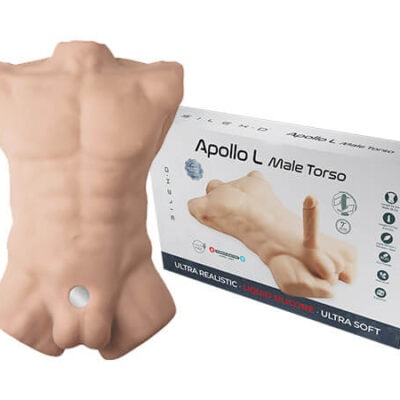 Silexd- Apollo Large- Male Torso Flesh- (Torso+Dildo 7")-270173