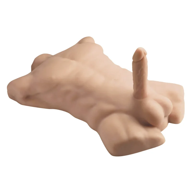 Silexd- Apollo Large- Male Torso Flesh- (Torso+Dildo 7")-270173