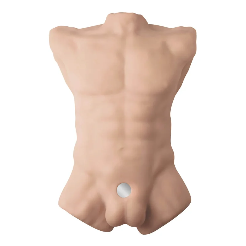 Silexd- Apollo Large- Male Torso Flesh- (Torso+Dildo 7")-270173