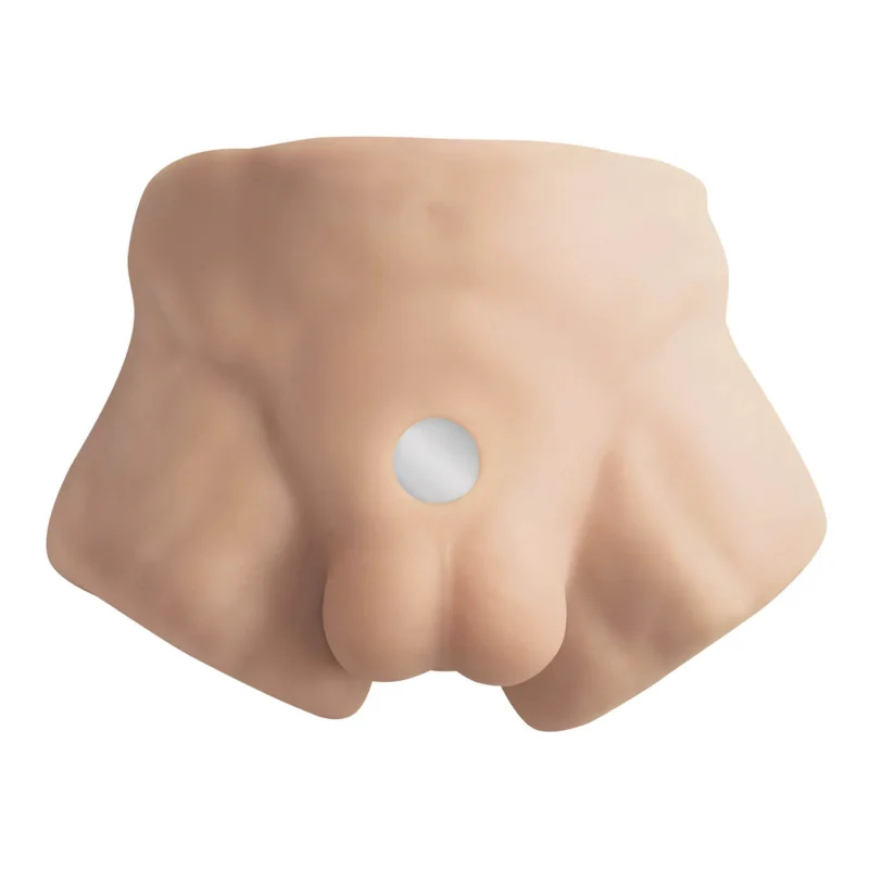 Silexd- Apollo Small- Half Male Torso-Flesh- (Torso+Dildo 7")-270272 Brand: silexd