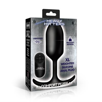 Silicone Anal Plug Lourde et Vibrante XL AH640XL