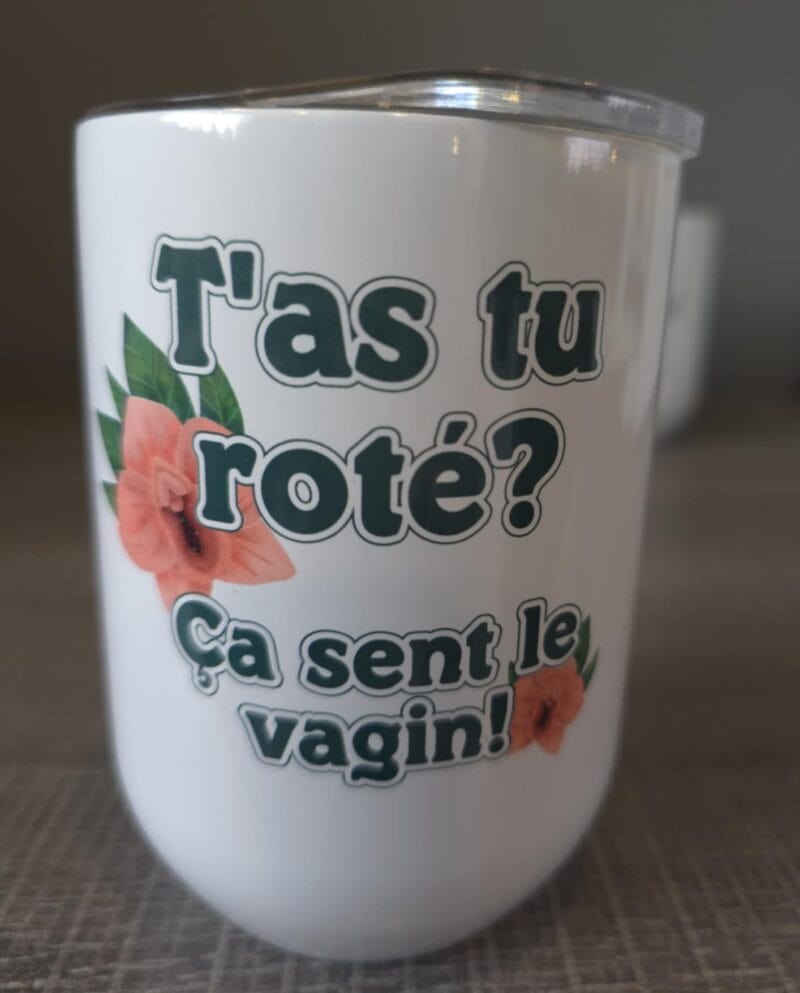 Verres et tasses humoristique la zone festive