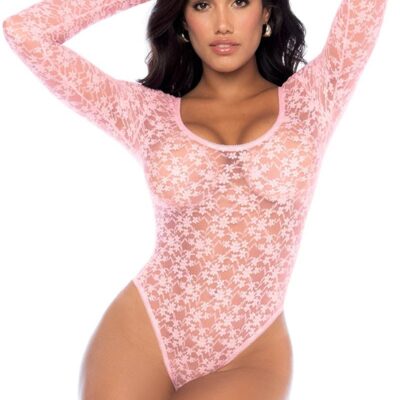 Teddy Manches Longues en Dentelle 8917