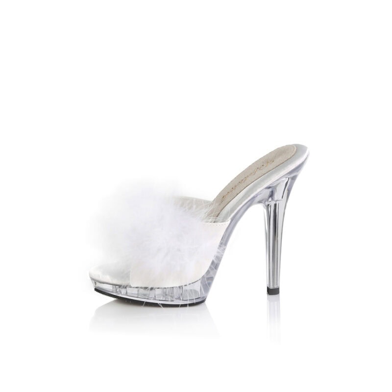 Sandale Lip-101-8 SSandale Lip-101-8 Satin et Fourrure Blancheatin et Fourrure Blanc