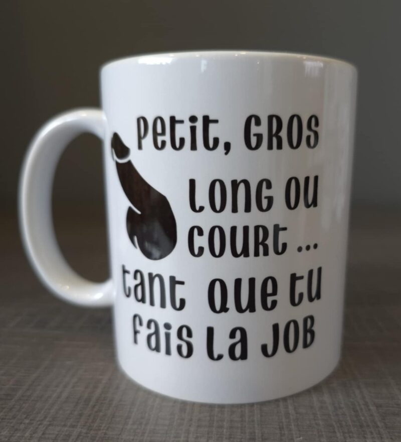Verres et tasses humoristique la zone festive