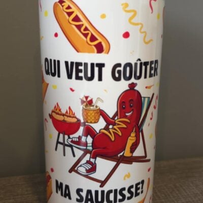 Verres et tasses humoristique la zone festive