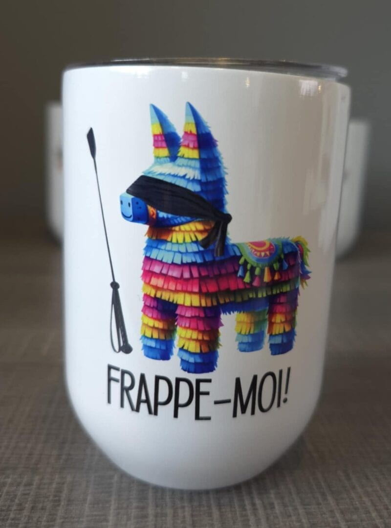 Verres et tasses humoristique la zone festive