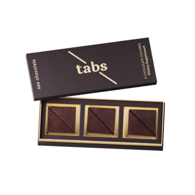 Tabs Chocolat noir Végane Aphrodisiaque TABS-DC