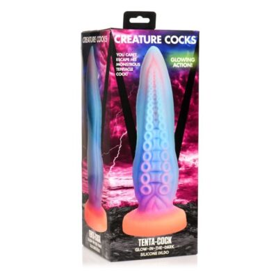 Creature Cocks - Tenta-Cock Glow-in-the-Dark Silicone Dildo AH289