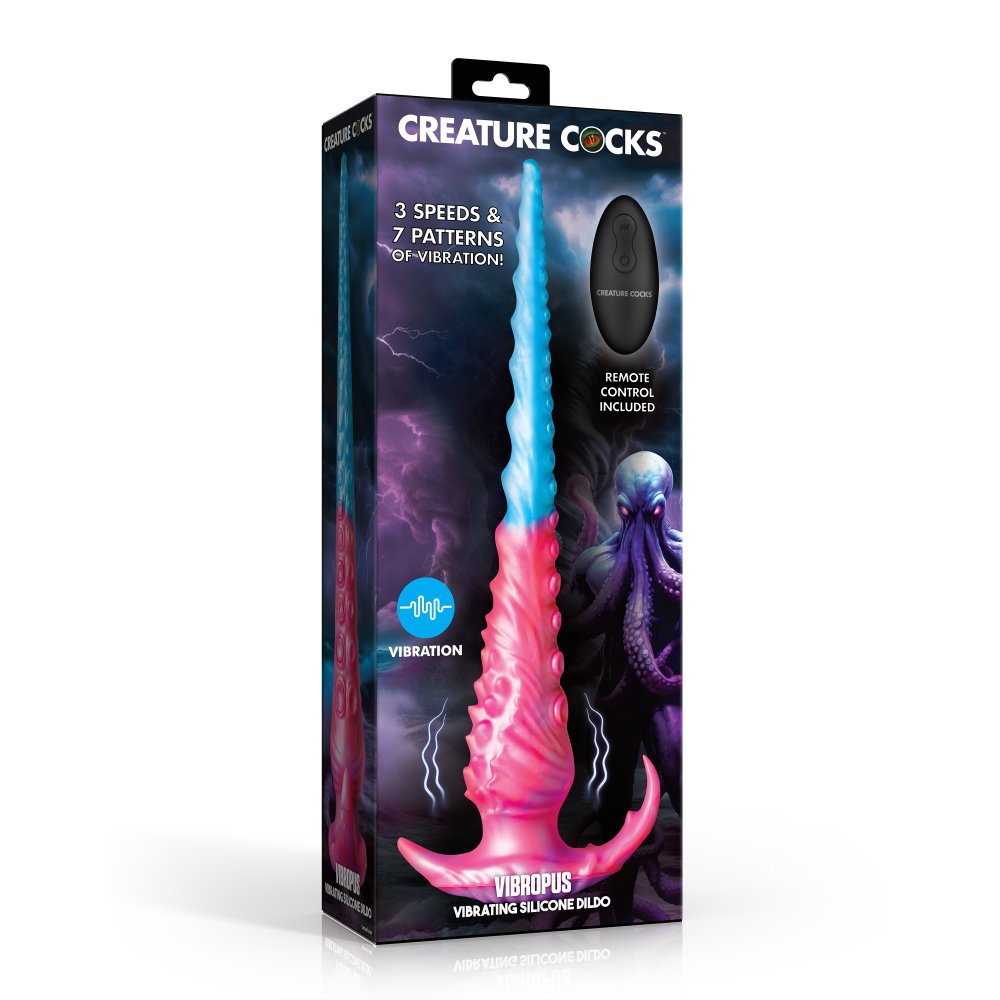 Vibropus Vibrating Silicone Dildo Code: AH751