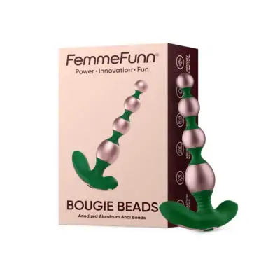 Bougie Beads-Anodized Aluminium - Rose Gold- Femmefunn - FF-1054-08