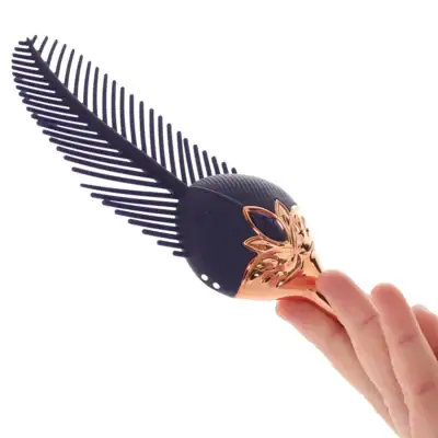 Master Series The Tickler Silicone Plume Vibrante Ah684