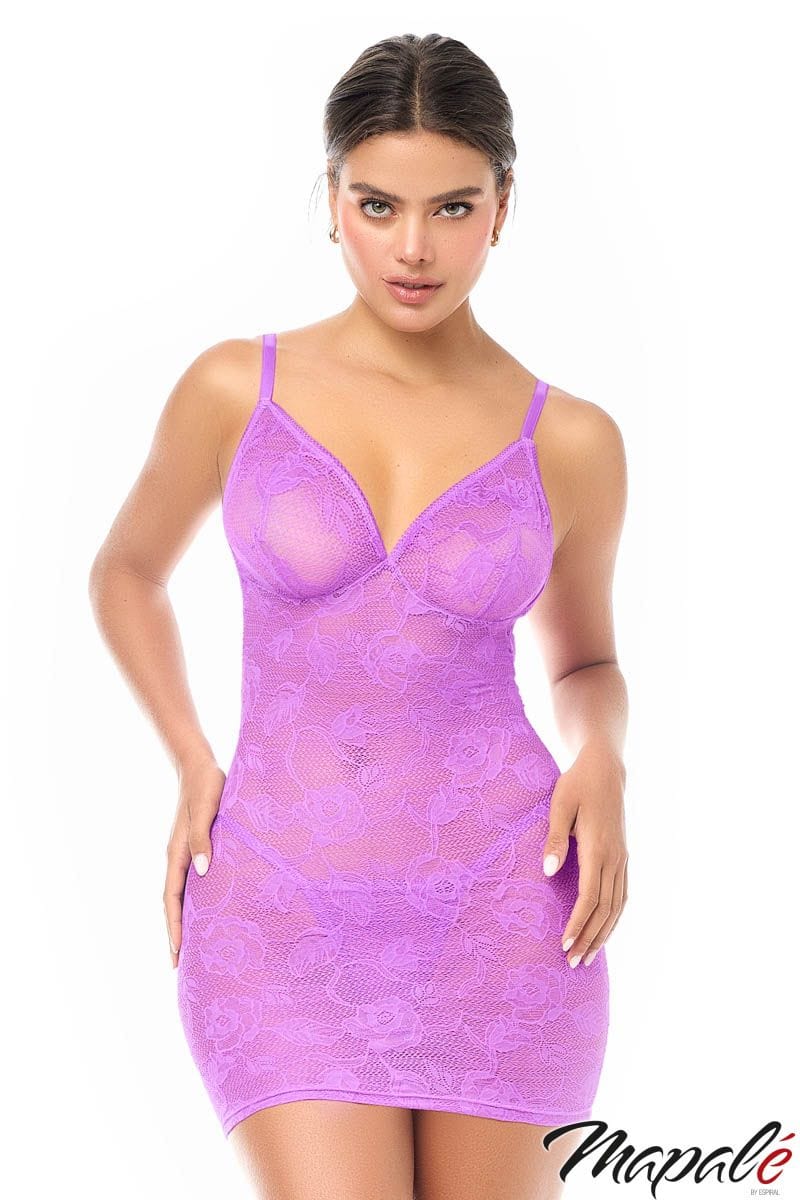 Babydoll Dentelle Fleurie 7613