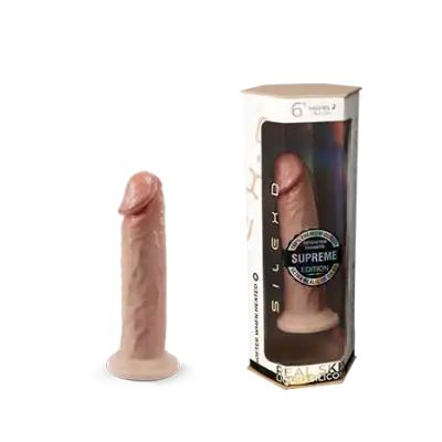 Silexd Premium Real Skin 6" Model 2 Liquid Silicone Peint à la Main 266473