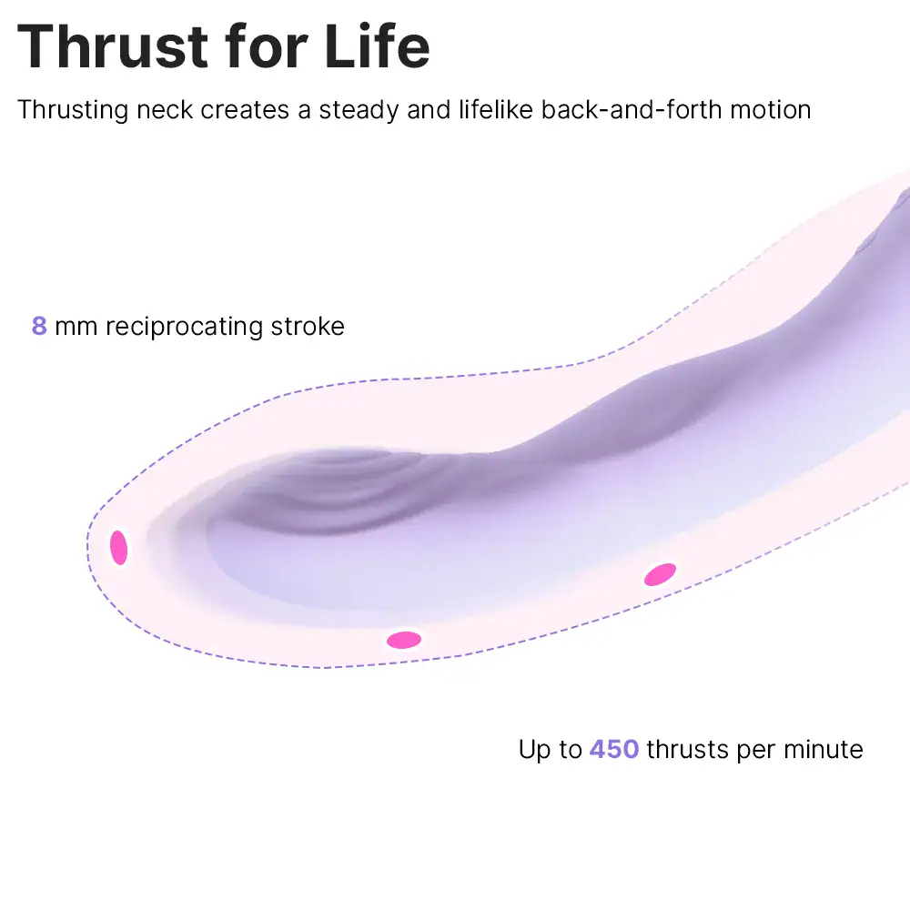 Selena Vibrateur Thrusting, Chauffant à Application