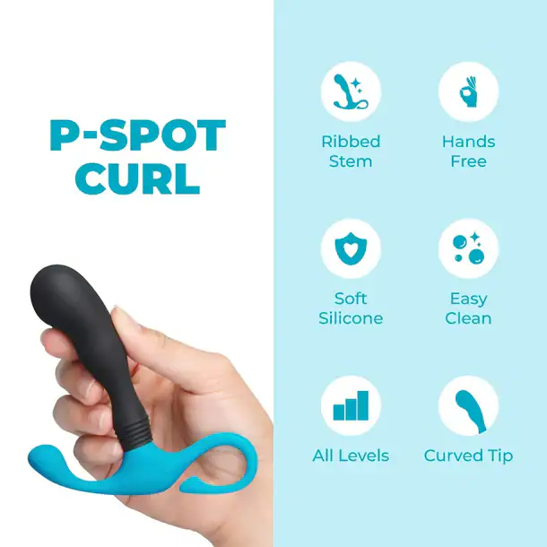 b-Vibe P-Spot Curl BV7810