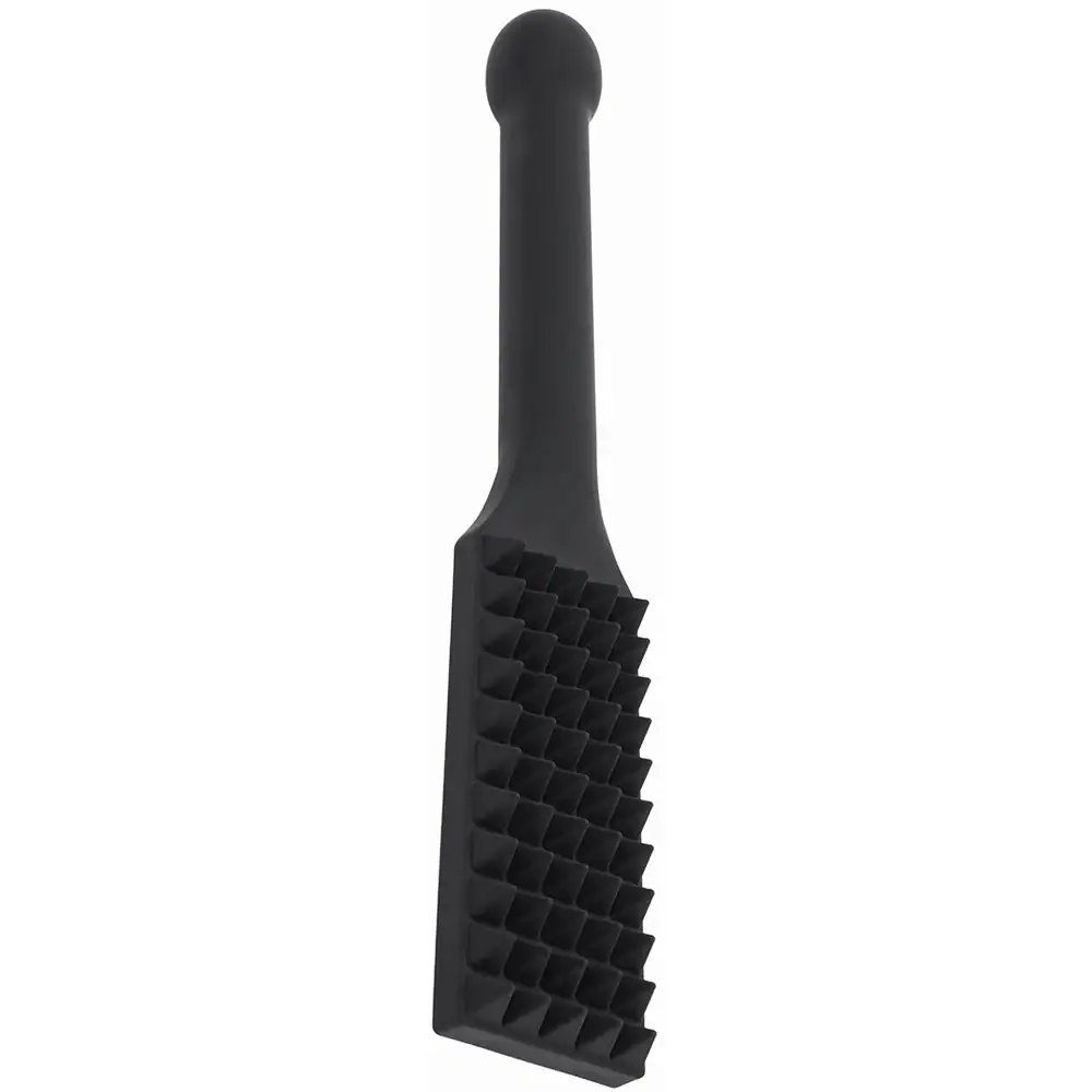Edge Spiked Silicone Paddle à Poignée Insérable SS-980542