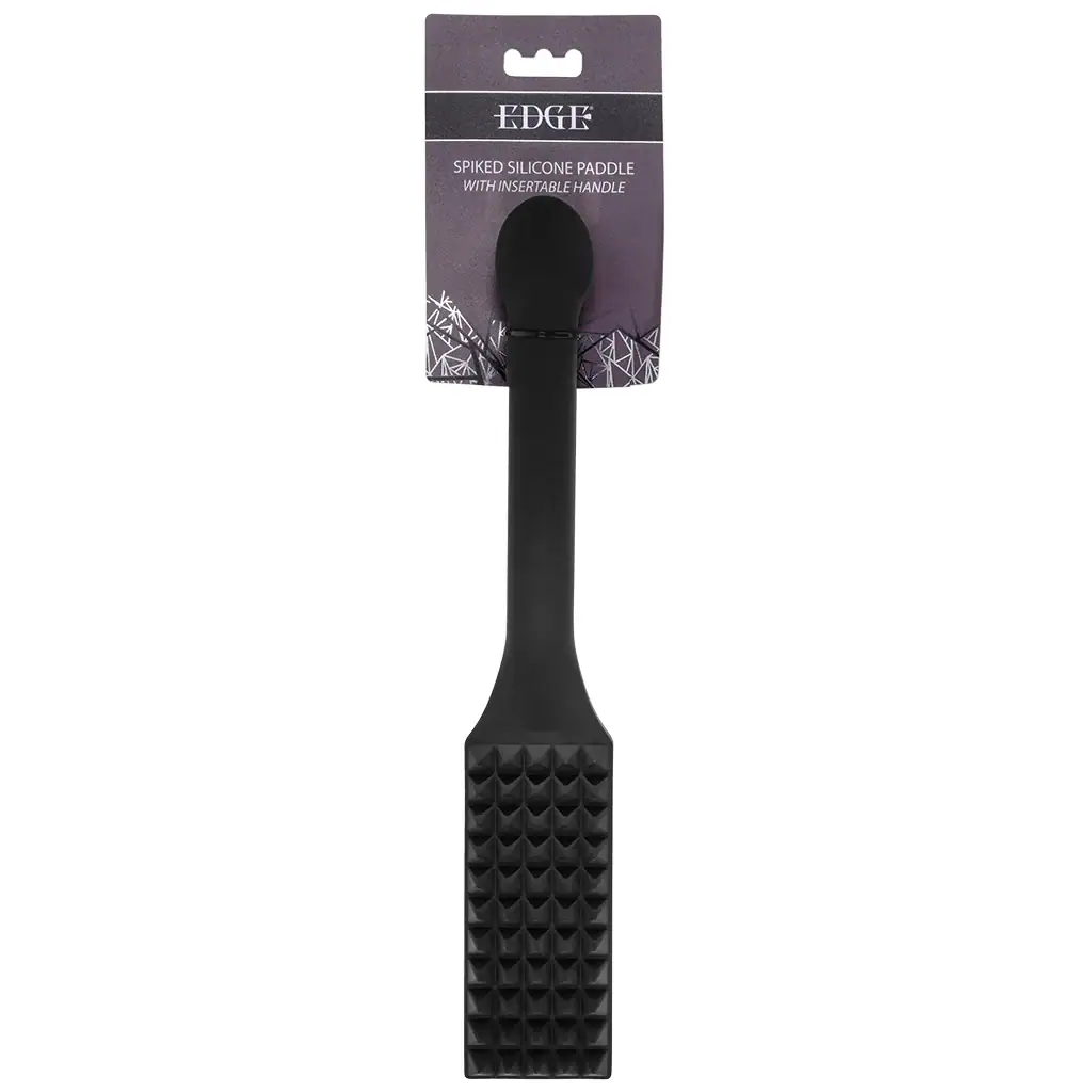 Edge Spiked Silicone Paddle à Poignée Insérable SS-980542
