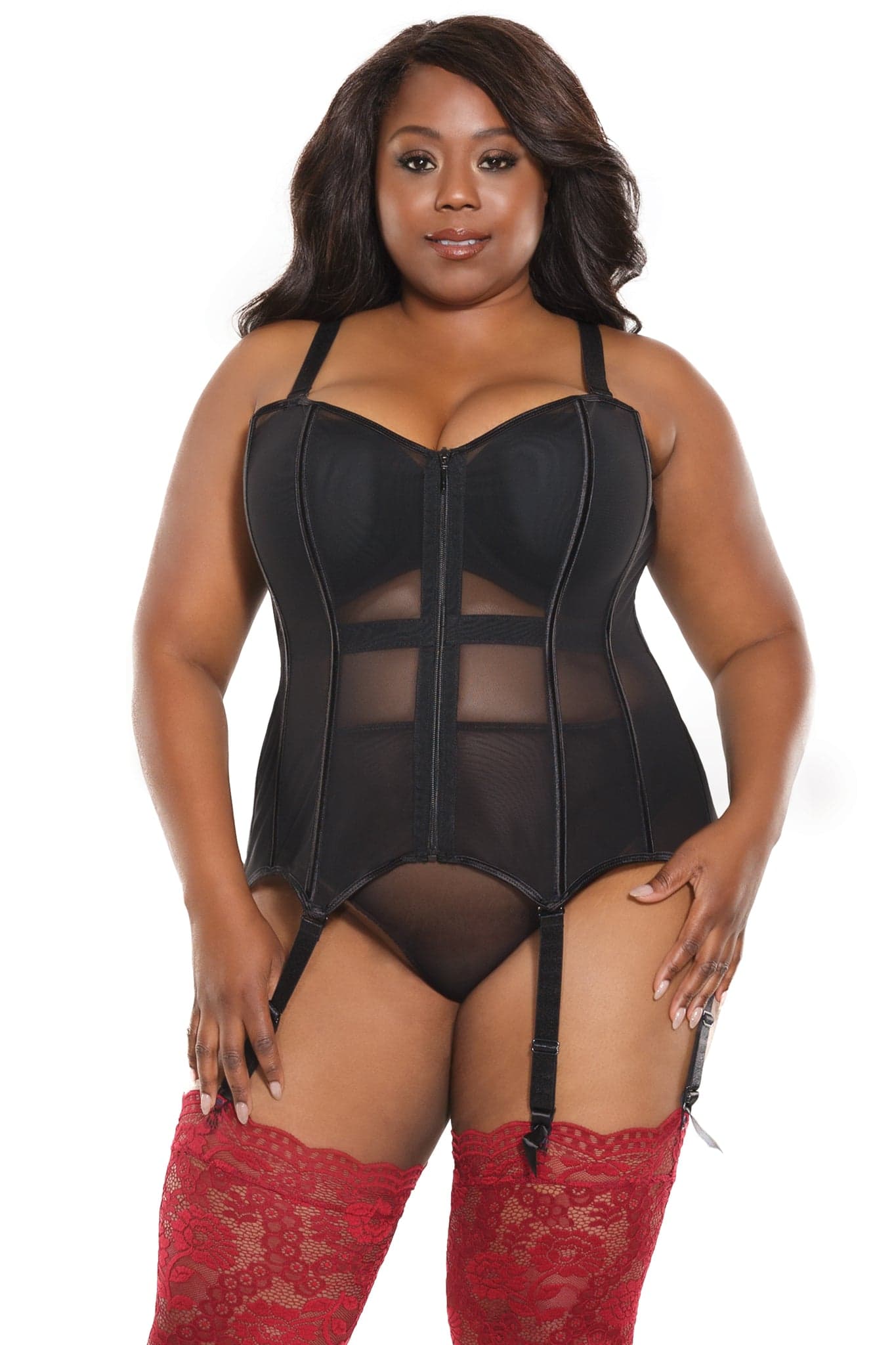 Corset long en Mesh 23108