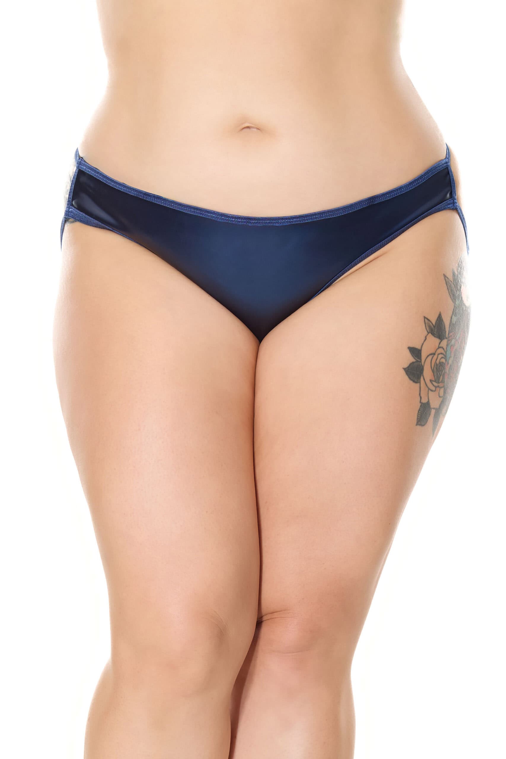 Culotte Midnight Wetlook et Chaînes 25207