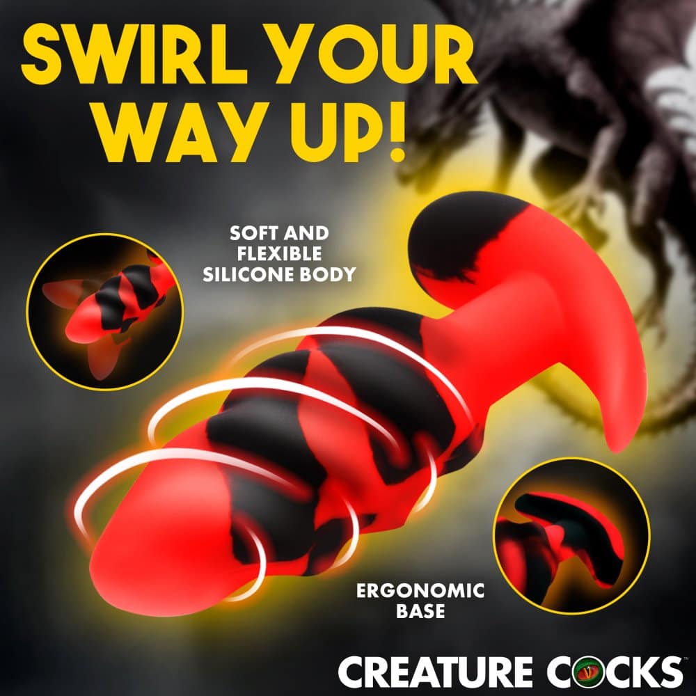 Kit plugs anaux silicone Dragon Trainer – ensemble 3 tailles progressives AH925