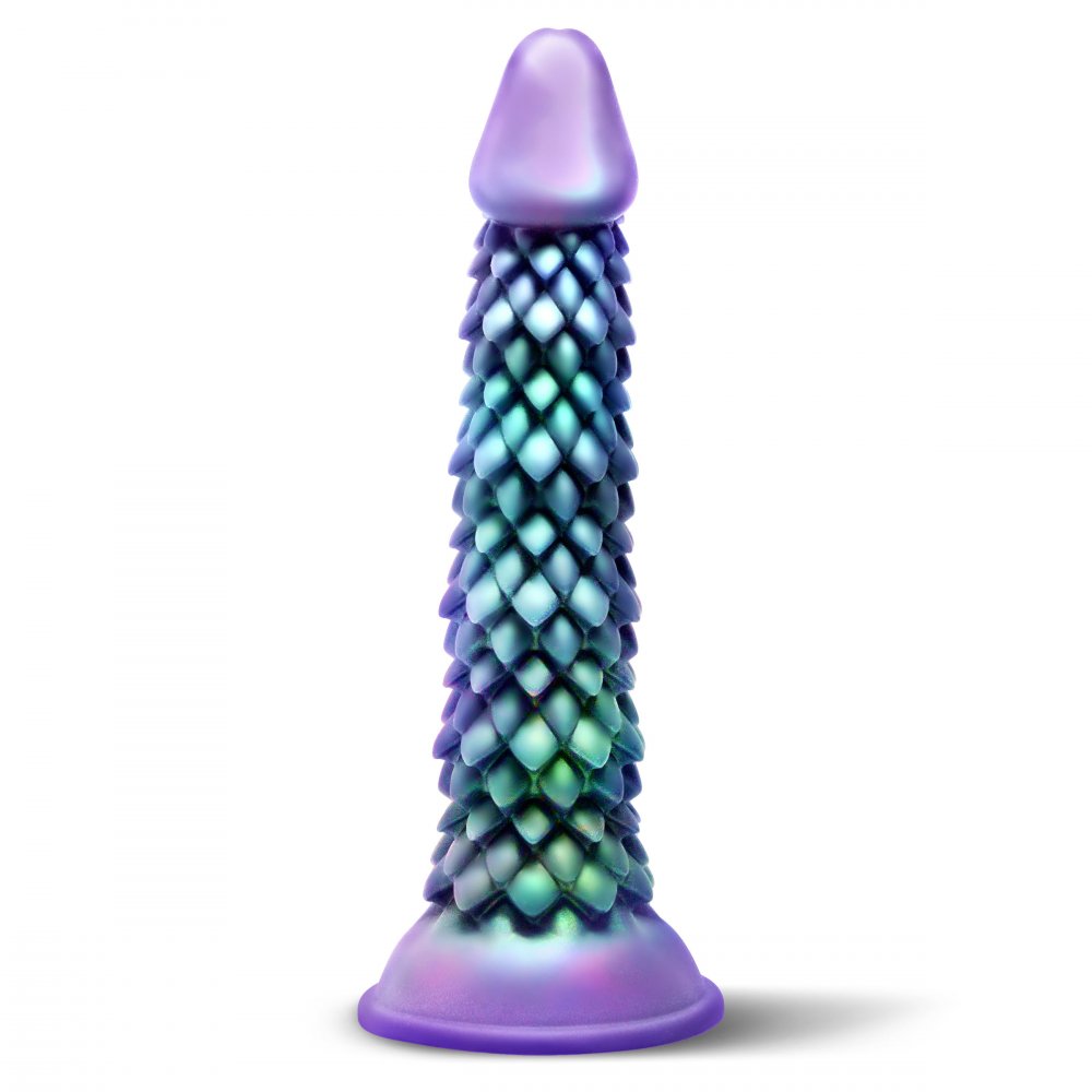 Dildo silicone Eryndor Dragon – texture écailles intégrale, ventouse AH947