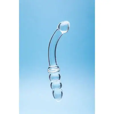 Clarity Glass Double Embout Celestial Zenith 6.5” – Courbé, Stimulation Point G & Prostate CLA10