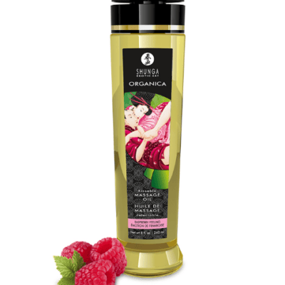 Shunga Organica Huile de Massage Naturelle Comestible 8oz.