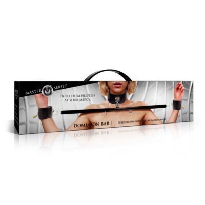 Dominion Bar Spreader Bar avec Collier et Menottes – Système de Retenue Ajustable AH900
