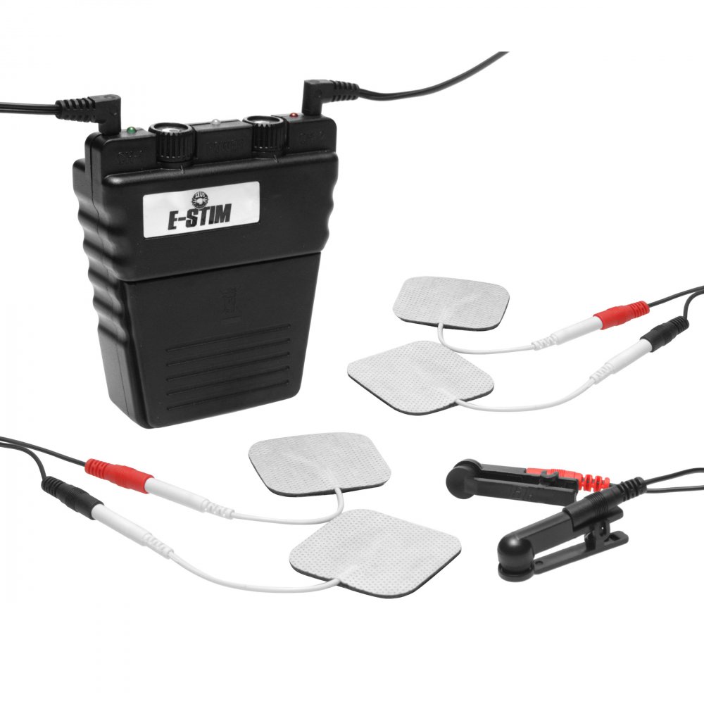 Zeus Beginner Electrosex Kit – Kit d’Électrostimulation BDSM Débutant avec Boîtier de Contrôle et Accessoires MI800