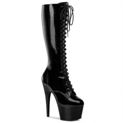 Adore 2023 Bottes Mi-Genou à Plateforme Noires