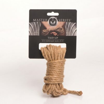 Corde de bondage en jute Tied Up – 25 pi (7,6 m) | Corde Shibari 6 mm ah185