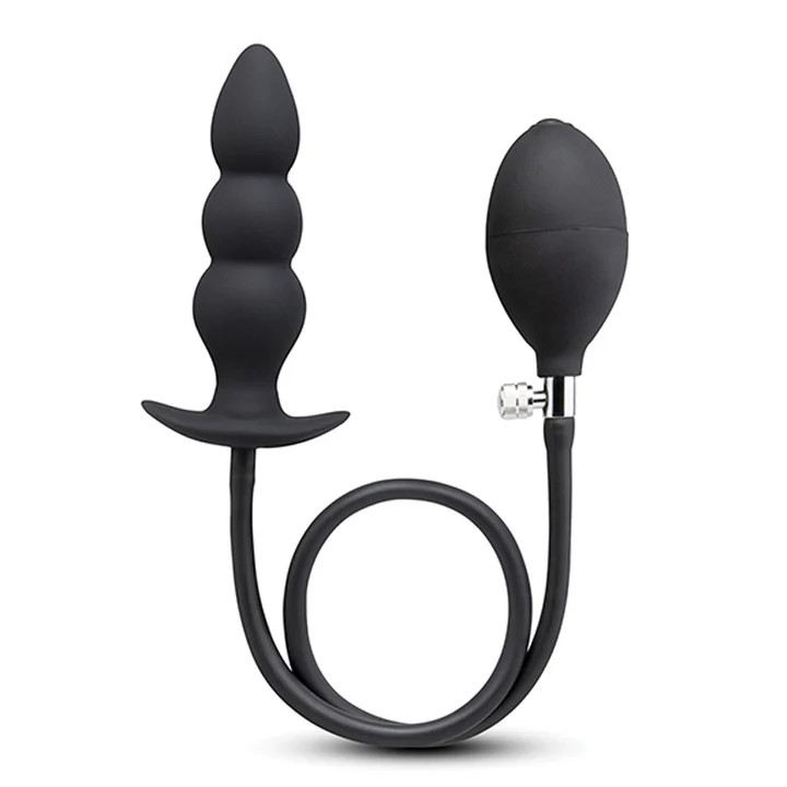 b-Vibe Plug Anal Gonflable | Plug en silicone avec pompe BV5922